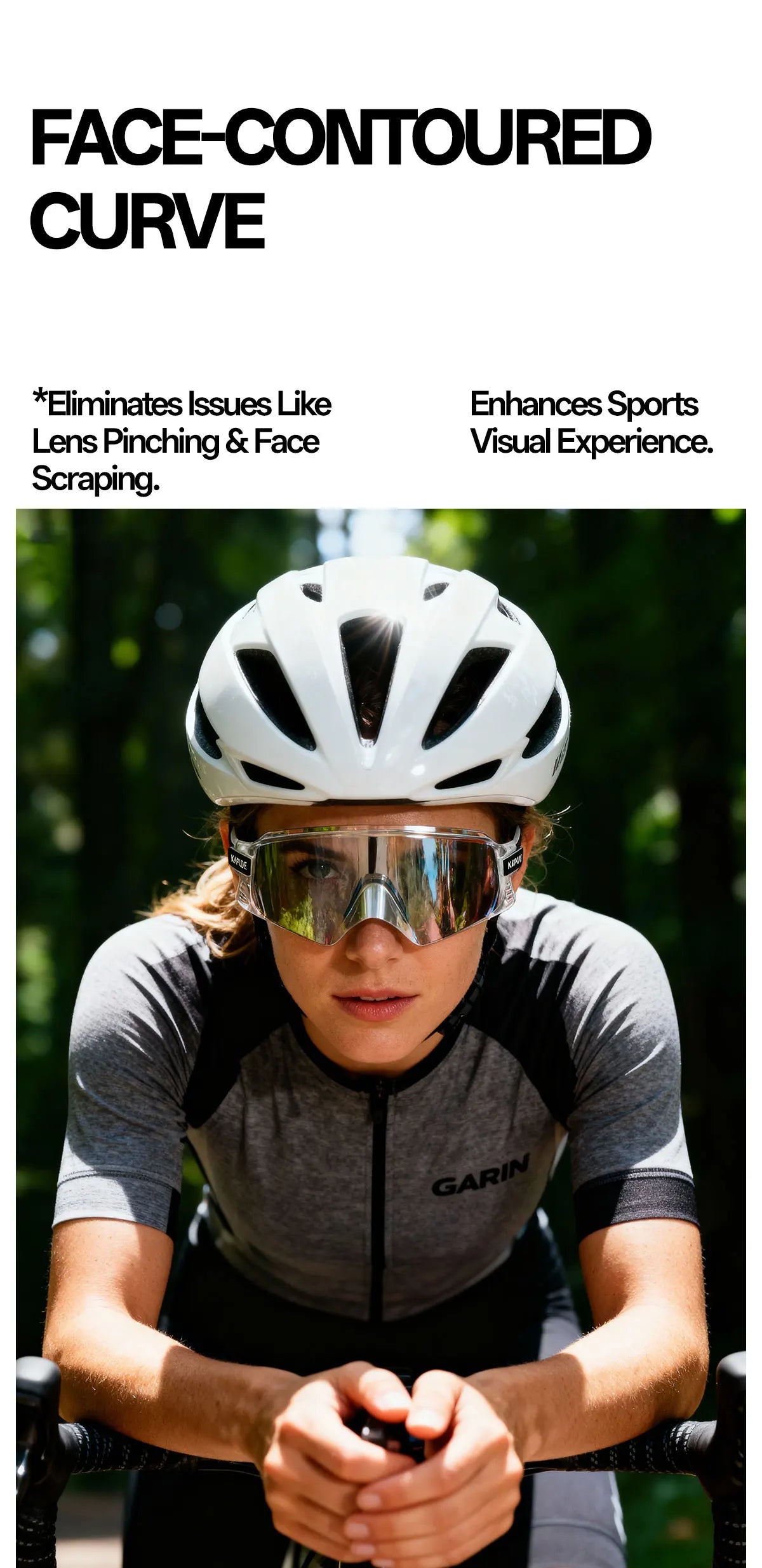 Kapvoe Sports Sunglasses for Men Women Youth Baseball Cycling Running Driving Fishing Golf Motorcycle Outdoor Glasses UV400