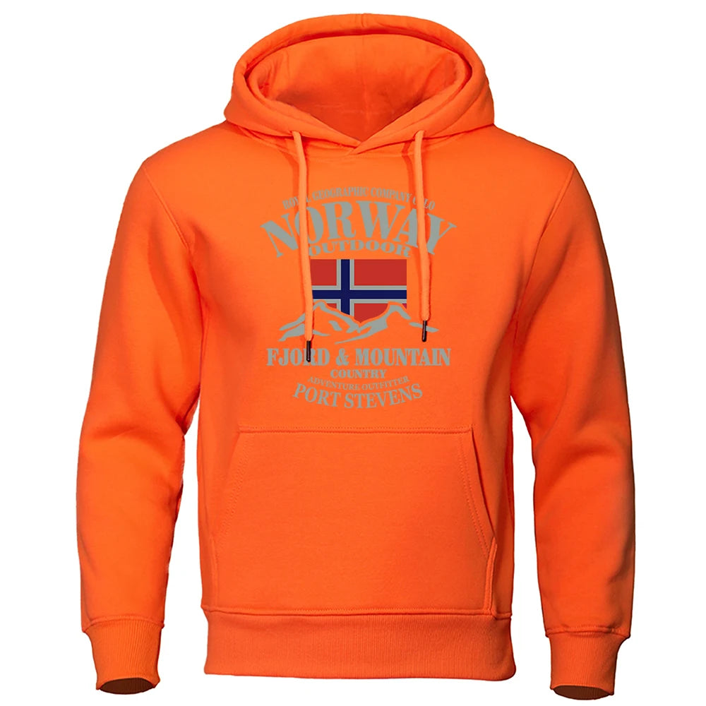 Norway Mountain Oversize Hoodie