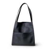 2025 New Women Bag Female Luxury Fashion Shoulder Bags Lady Soft 100% Cowhide Genuine Leather Niche Design Tote Bucket Handbag