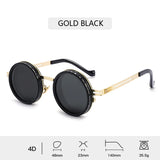 New Adjustable 1-9 Sunglasses Punk Polarized Sun Glasses Men Women Round ND Filter Lenses Retro Fishing Eyeglasses Shades