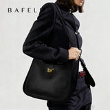 BAFELLI Genuine Leather Bucket Bag – Shoulder & Crossbody