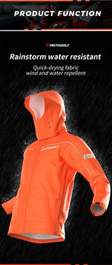 Waterproof Motorcycle Rain Suit – Jacket & Pants Set