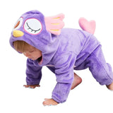 Plush Hooded Baby Winter Romper