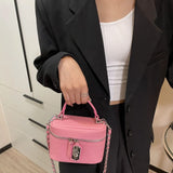 Cute Fashion Female Crossbody Bags PU Square Shoulder Bag Chain Handbags Mobile Phone Bag for Women