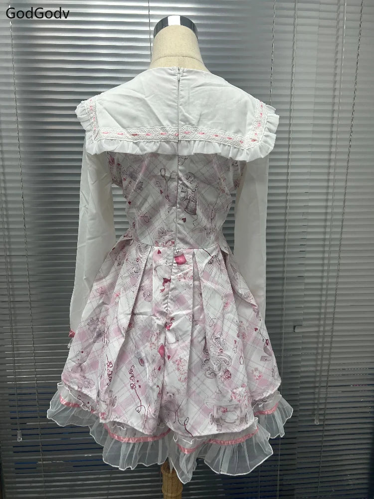 Kawaii Sweet Lolita Bow Dress