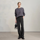 AMII Wide-Leg Warm Jeans – Winter 2025 | Women's