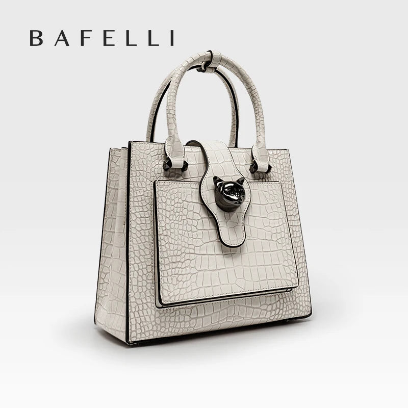 BAFELLI Women's Genuine Leather Business Tote Bag