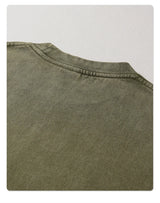 Men's Washed Cotton T-Shirt, Loose Fit 275gsm