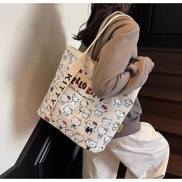 Hello Kitty Large Capacity Handbag & Backpack