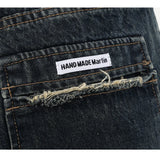 Harajuku Streetwear Retro Fashion Autumn Women High Waist Jeans Loose Wide Leg Straight Loose Denim Trousers Y2K Baggy Pants