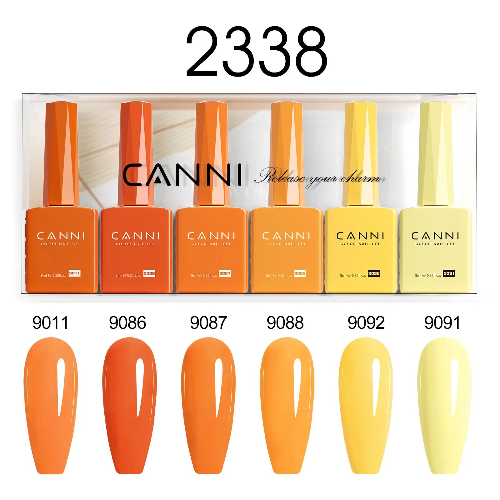 CANNI HEMA-Free Gel Polish Kit | Jelly, Nude & Rubber Base