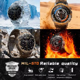 GUHUAVMI AK95 Pro Smartwatch – AMOLED, GPS & Flashlight