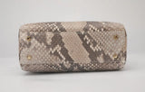Women's Genuine Leather Snakeskin Crossbody Shoulder Bag