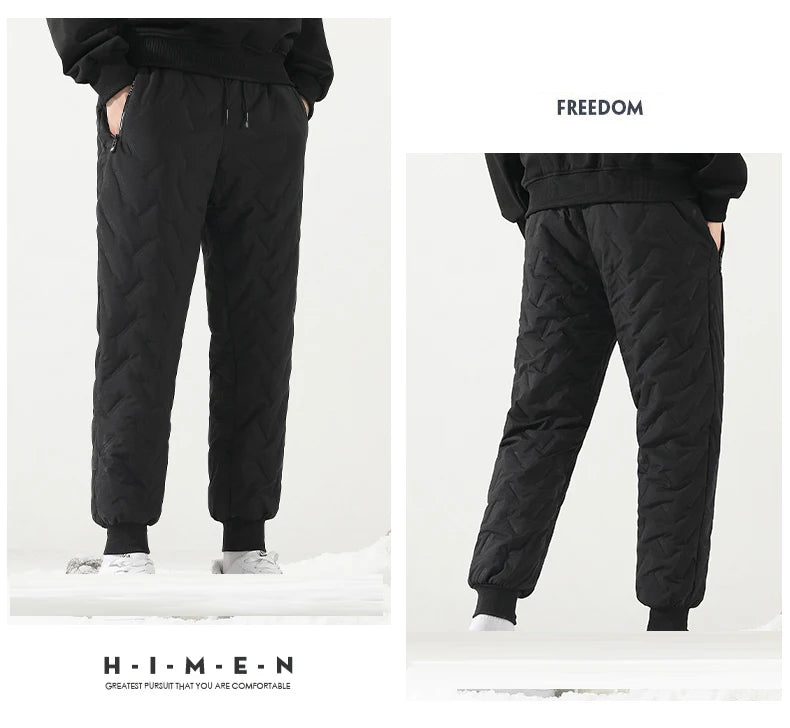 Men's Fleece-Lined Winter Joggers