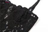 Sheer Lace Bodycon Maxi Dress