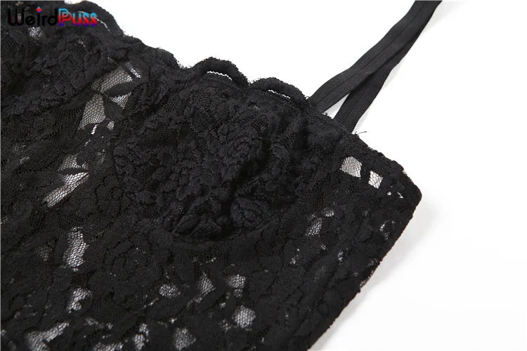 Sheer Lace Bodycon Maxi Dress