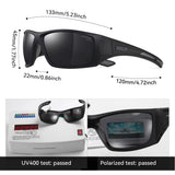 KDEAM Men's Polarized Cycling Sunglasses – TR90 Frame