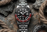 PAGANI DESIGN GMT Automatic Watch — Sapphire Crystal, 10-Bar Waterproof, 40mm