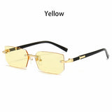 36PCS Rimless Sunglasses – Rectangle Gradient Lens