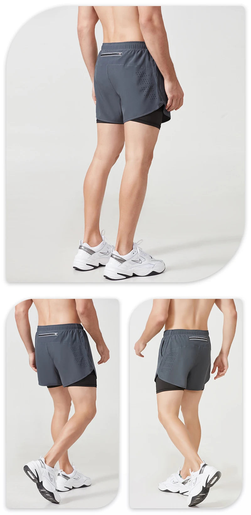 Performance Double-Layer Training Shorts | Moisture-Wicking Athletic Gear