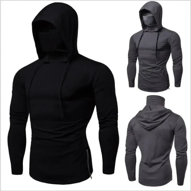 Men’s Everyday Solid Knit Pullover Hoodie