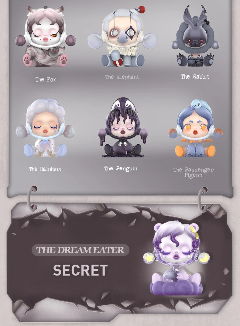 Pop Mart Skullpanda The Mare of Animals Series Blind Box Guess Bag Mystery Box Toys Doll Cute Anime Figure Ornaments Gift