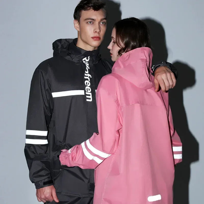 Waterproof Reflective Rain Suit – Jacket & Pants Set