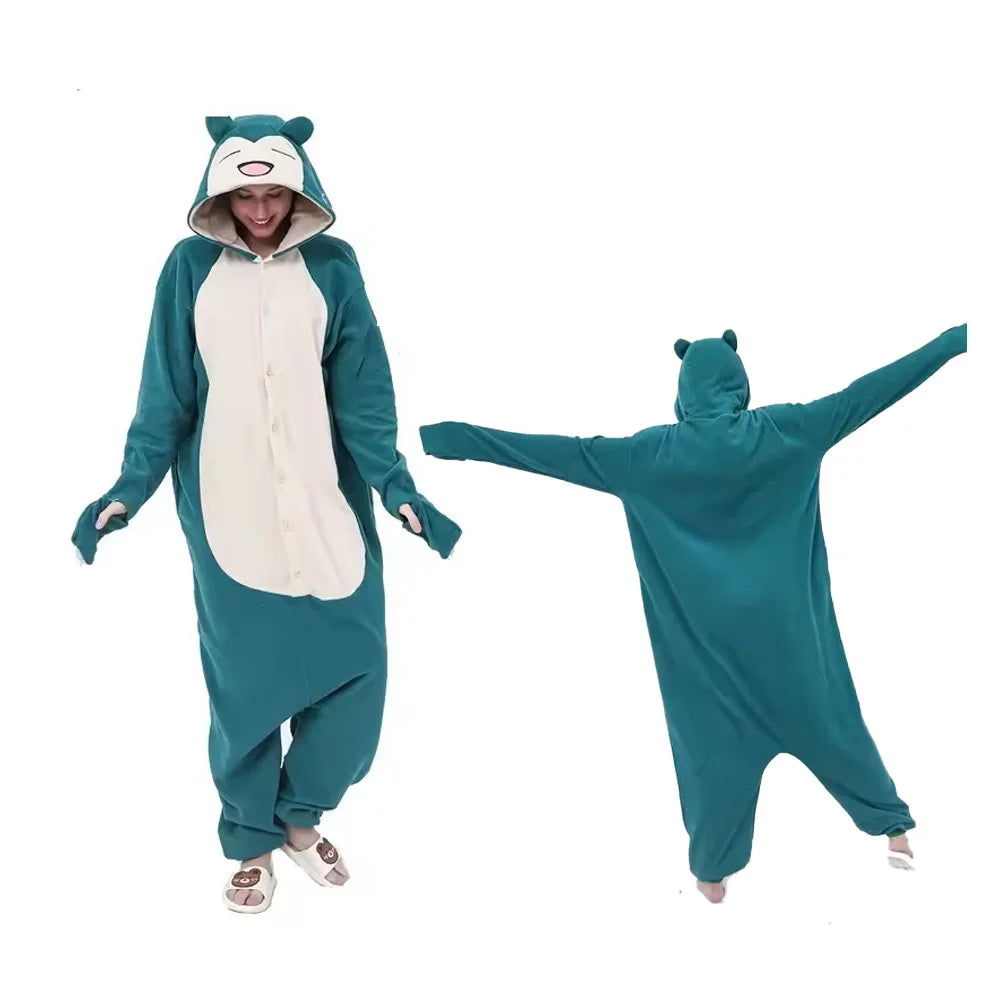 Pokemon Cosplay Costume Men Women Kigurumis Anime Onesie Hallween Carnival Party Outfit Gengar Pikachu Funny Jumpsuit