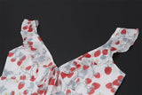 Women's Floral Print Backless Maxi Dress