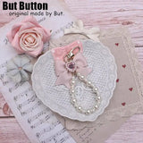 Kawaii Sweet Japanese Lolita Bow Wallet JK Harajuku Y2K Lace Rhinestone Short Wallet Mini Purse Card Holder Women Girls Gift