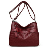 Fashion Women's Brand Trendy Shoulder Bag Leather Crossbody Bag High Quality Women Tote Bags 2024 Large Capacity Female Handbags