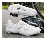 2026 MTB Cycling Sneaker Men A5 Leather Self-Locking Cleat Spd Road Bike Shoes Women Flat Trail Train Mountain Bicycle Shoes