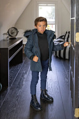 Unisex Matte Winter Parka – Premium Family Matching Coats