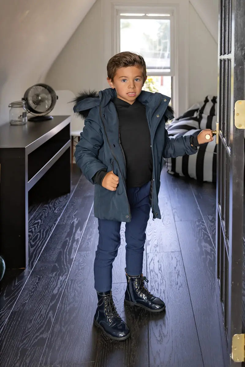 Unisex Matte Winter Parka – Premium Family Matching Coats