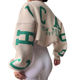 Women's Y2K Letter Print Relaxed Sweatshirt