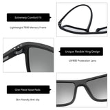 Zenottic Men's Polarized Sunglasses – UV400 TR90 Frame