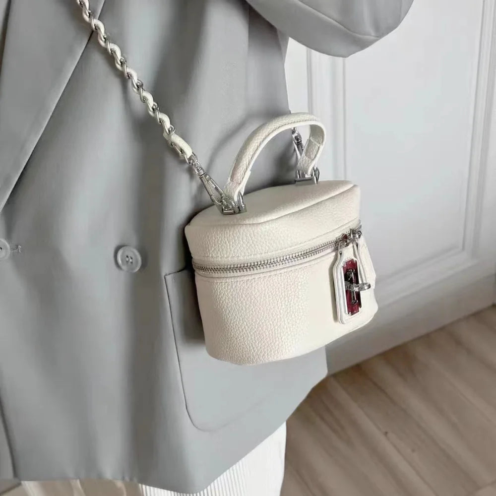Cute Fashion Female Crossbody Bags PU Square Shoulder Bag Chain Handbags Mobile Phone Bag for Women