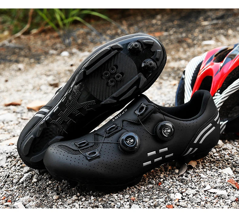 2026 Cycling Sneaker Mtb with Cleats Men Carbon Sports Speed Bike Shoes Women Mountain Racing Flat SPD Road Cycling Footwear