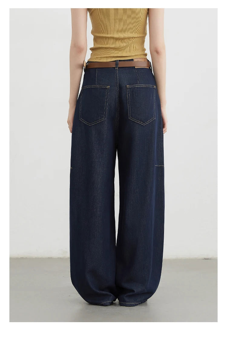 Women's High-Waist Wide Leg Denim Jeans | Relaxed Fit