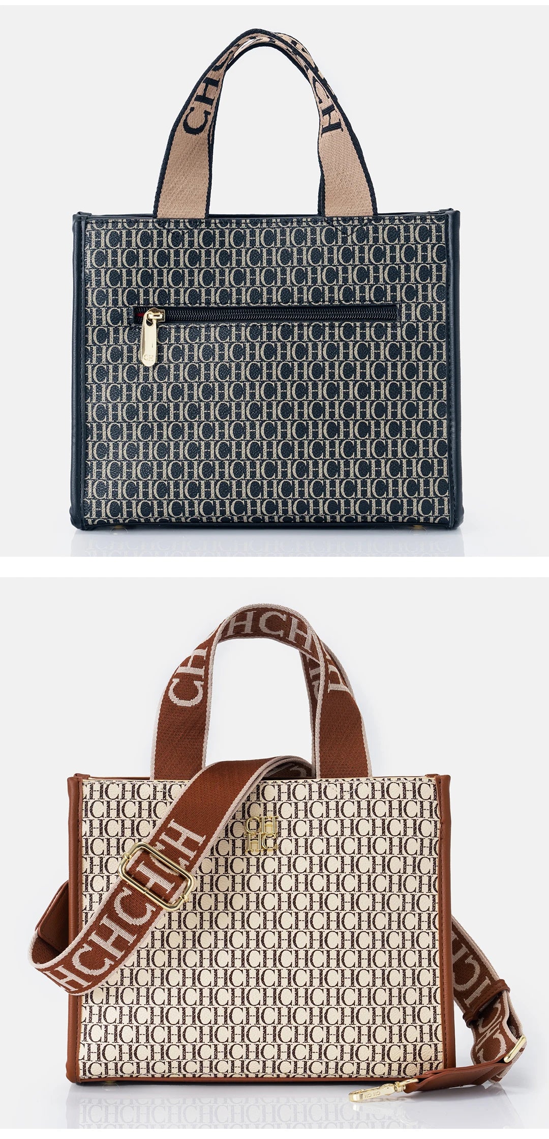 CH Women's Bags Metal Logo Casual Large Capacity Light Luxury Brand Designer 2026 New Fashion High Quality Women's Handbag