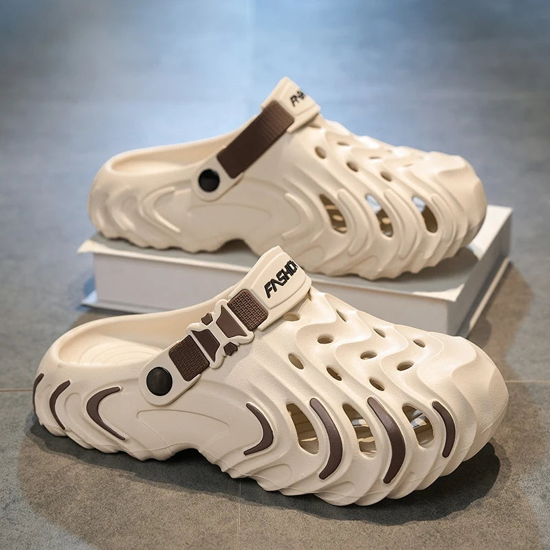 Men's EVA Clogs — Lightweight Outdoor Beach Slippers & Garden Slides