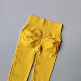 High-Waist Seamless Yoga Leggings – USA-Made Push-Up Fitness & Gym Tights