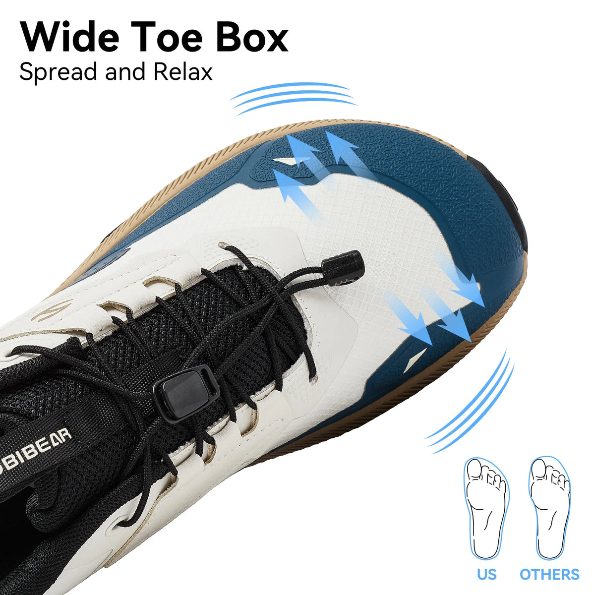 HOBIBEAR Unisex Lightweight Breathable Running Sneakers