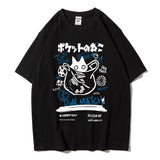 Kawaii Cat Harajuku Streetwear Tee