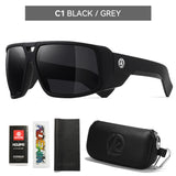 KDEAM Muscle Car Styling And Serious Performance Polarized Men's Sunglasses Sport Cycling Glasses Features Sturdy 5-Barrel Hinge