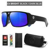 KDEAM Muscle Car Styling And Serious Performance Polarized Men's Sunglasses Sport Cycling Glasses Features Sturdy 5-Barrel Hinge