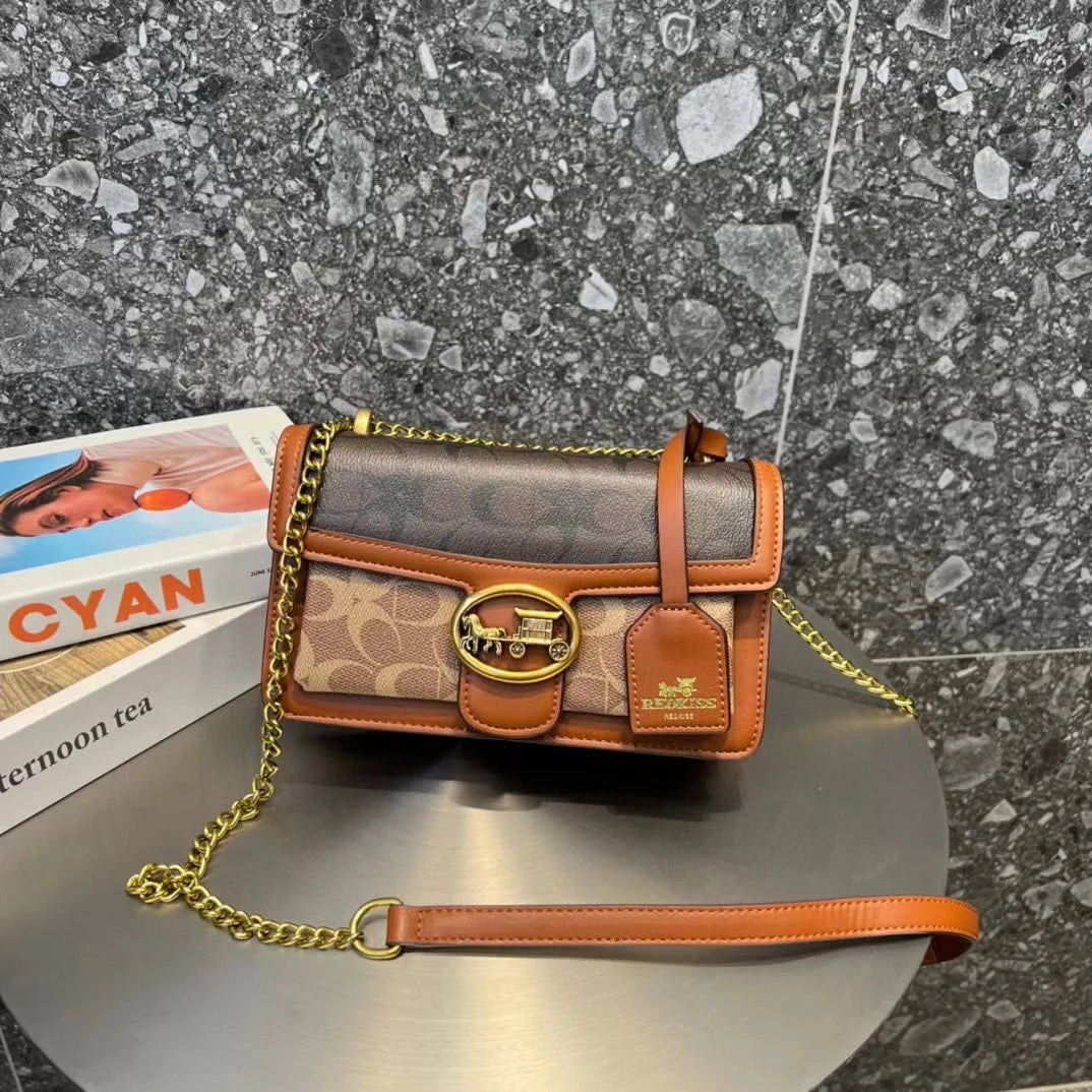 Color-Contrast Designer Crossbody Bag