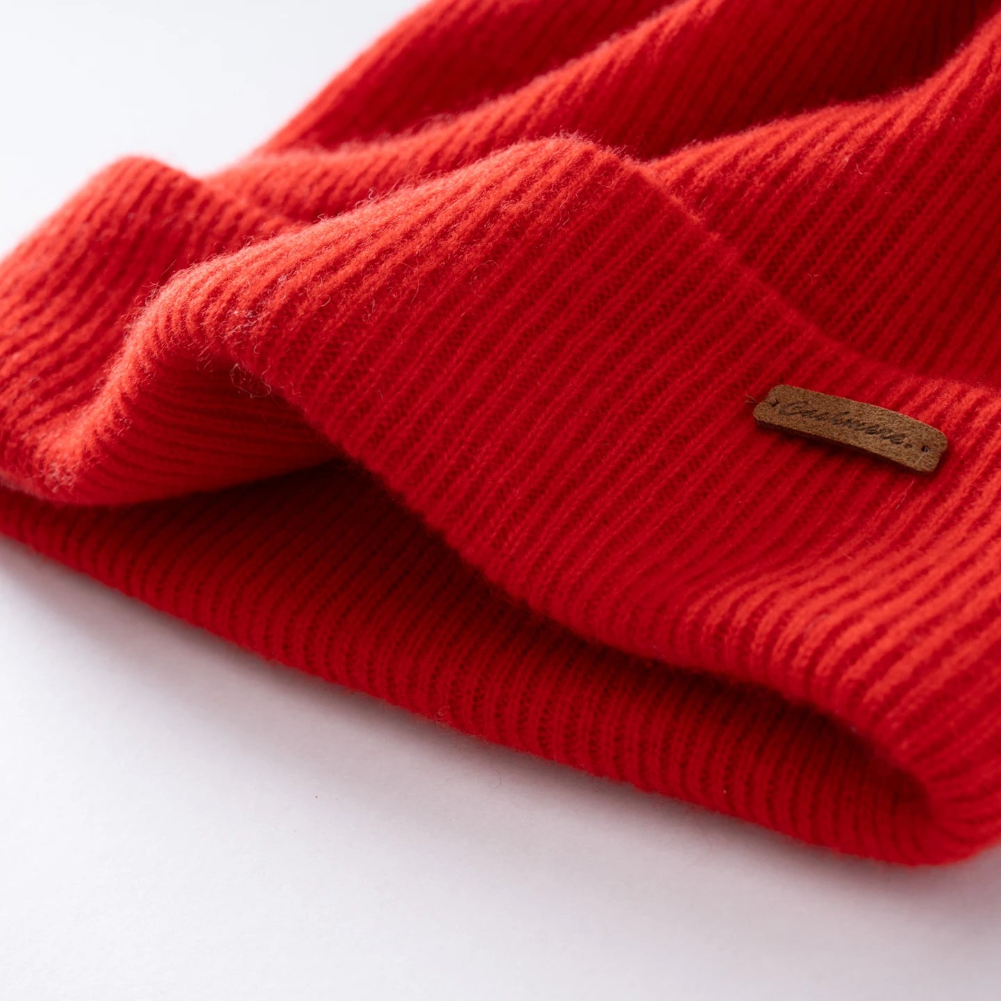 100% Cashmere Beanie Hat – Unisex Knit Winter Cap
