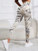 Women's 3D Tie-Dye Seamless Push-Up Leggings