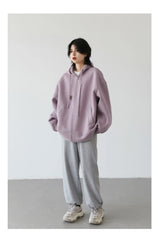 Women’s Relaxed Longline Zip-Up Hoodie